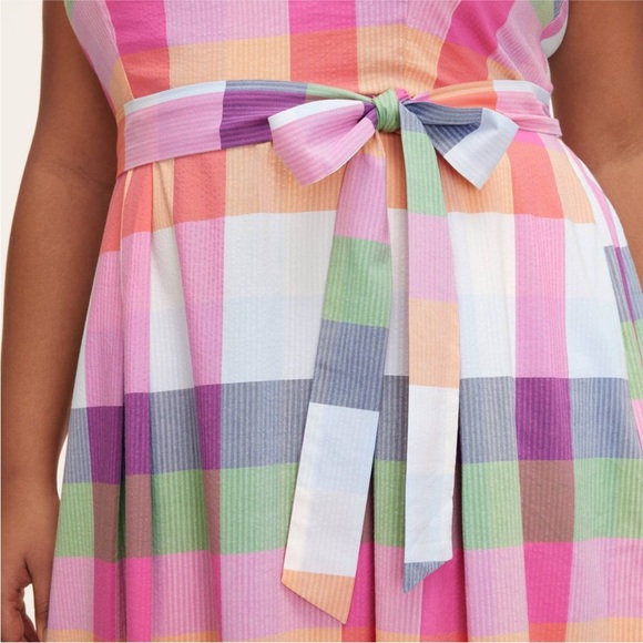 kate spade x Target Multicolor Plaid Midi Dress size XL NWT ๐HOST PICK๐ - Picture 2 of 4